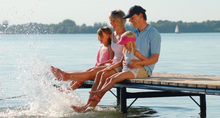 Familienzeit am See
