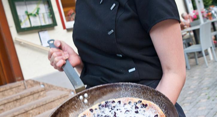 Im Sommer spezielle Heidelbeergerichte