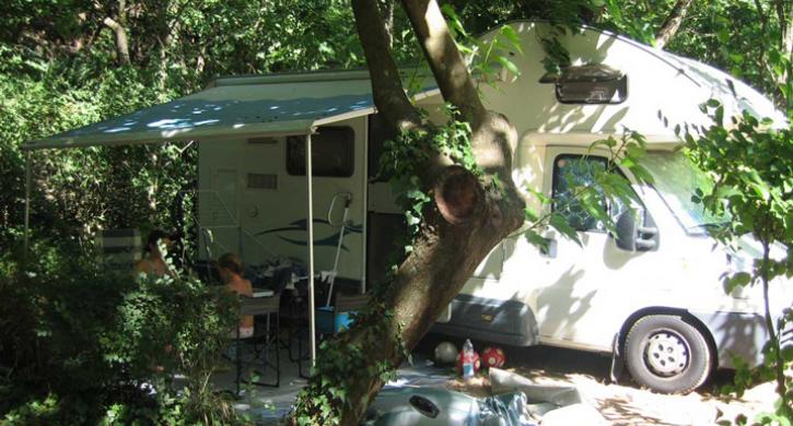 Camping Südfrankreich Wohnmobil Natur Tomasses