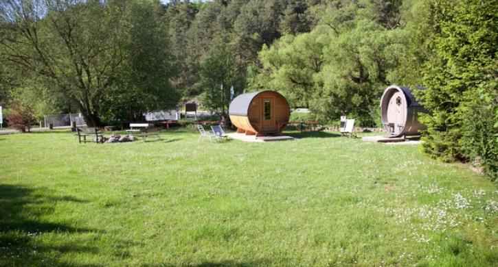 Camping Hartlmühle Mietfass